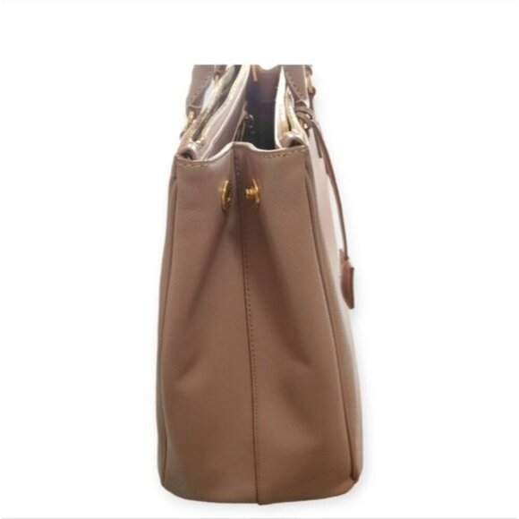 Prada Pink Beige Saffiano Leather Bag - Picture 5 of 16